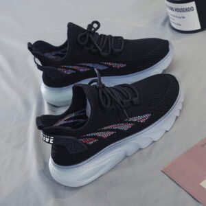 Fashion Ladies Simple Mesh Flying Knitting Shoes