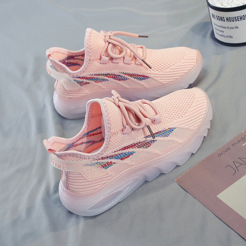 Fashion Ladies Simple Mesh Flying Knitting Shoes - Image 6